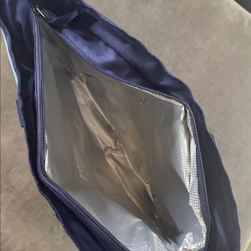 Life Is Good 36 Can Blue Deluxe Insulated Tote Cooler Bag NWT